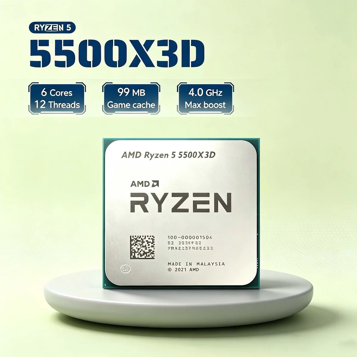 Amd Cpu Ryzen 5 - AMD Ryzen 5 5500X3D Processor R5