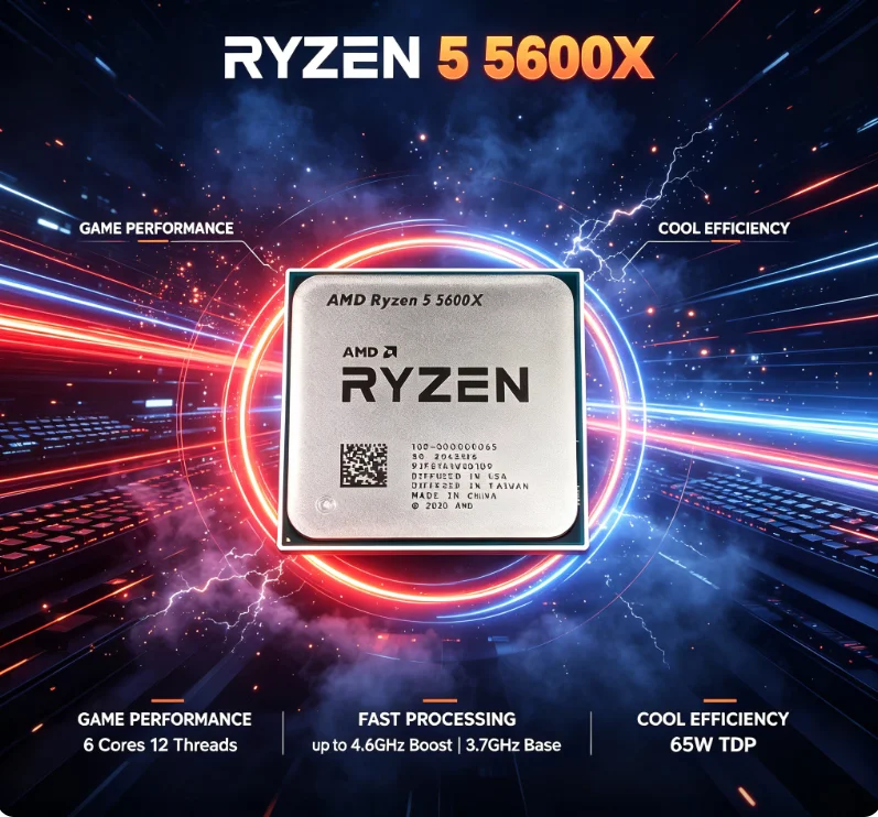 AMD Ryzen 5 5600X Processor Us - Amd Cpu Ryzen 5 review and price