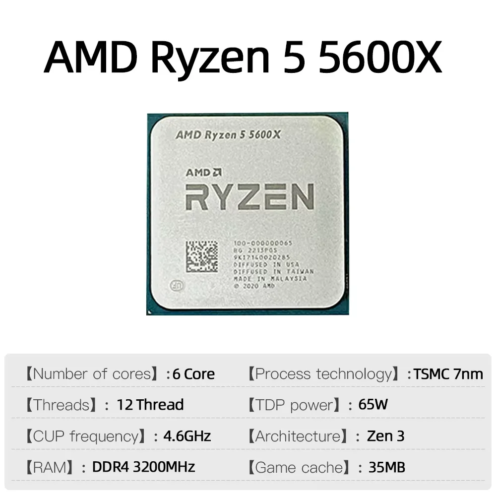 AMD Ryzen 5 5600X Processor Us - Amd Cpu Ryzen 5 review and price