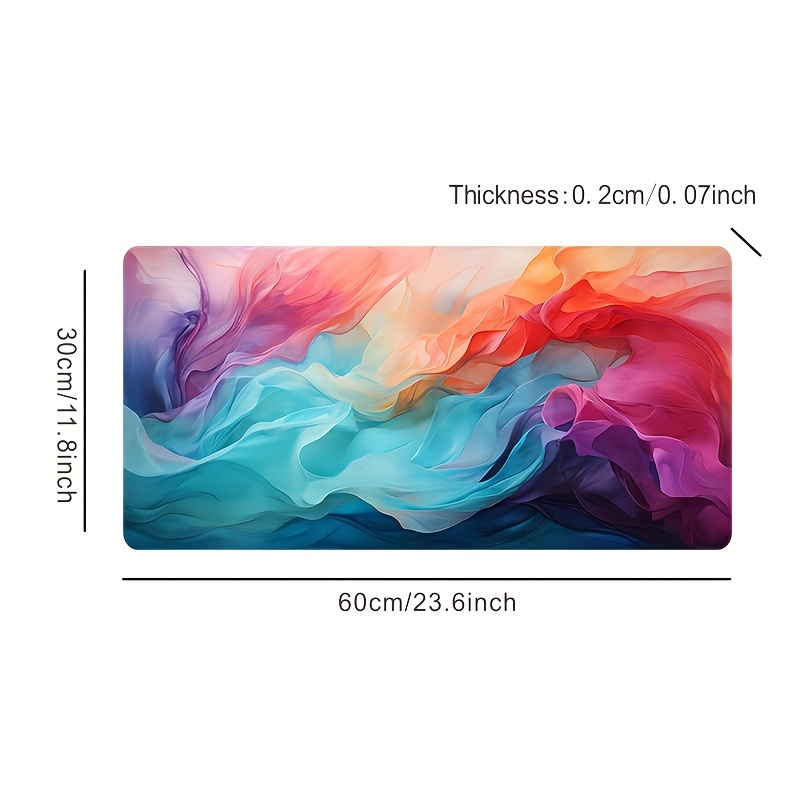 Large Abstract Color Mouse Pad - Office Tech Desk review and price