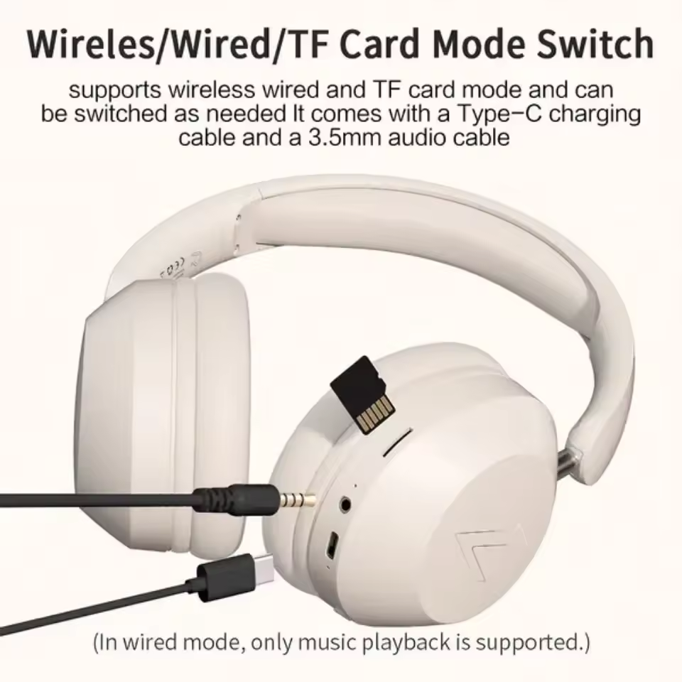 Over-ear wireless BT5.3 headph - Office Tech Typing review and price