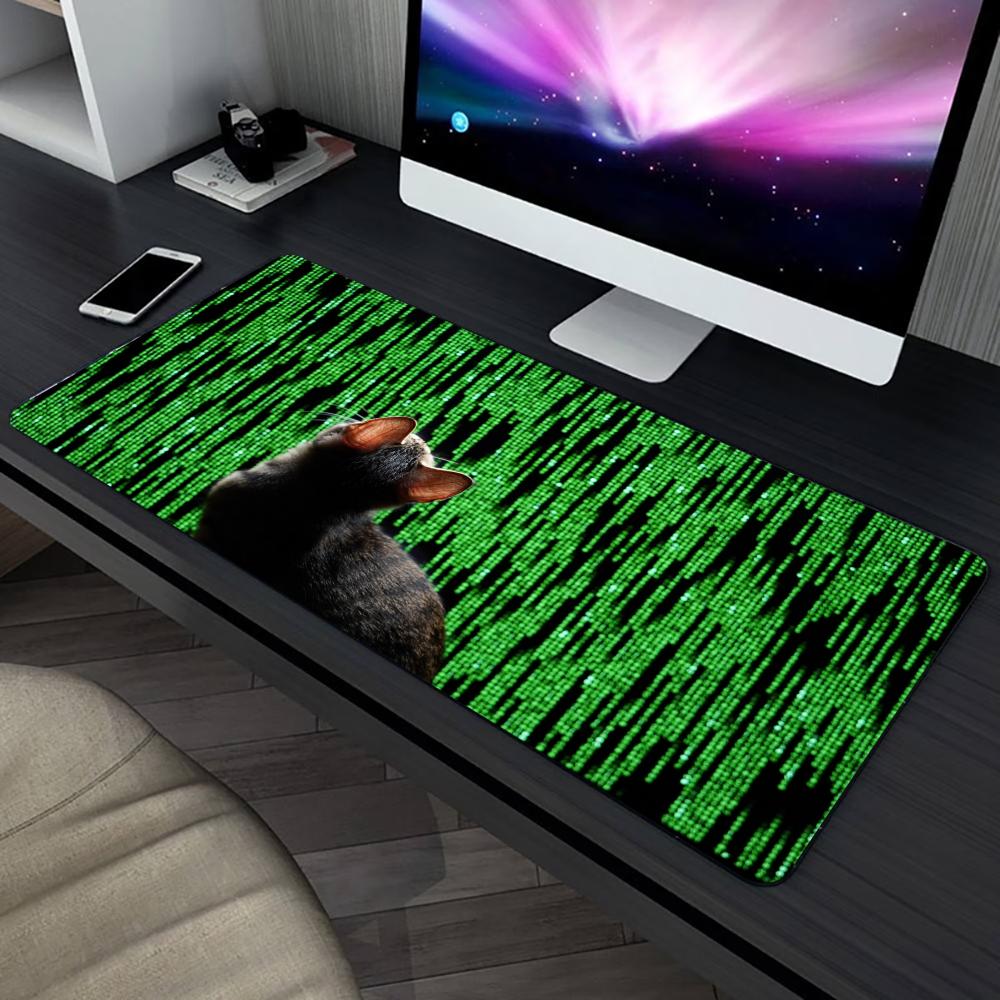 Tech Matrix Code Cat Art large - Office Tech Desk review and price