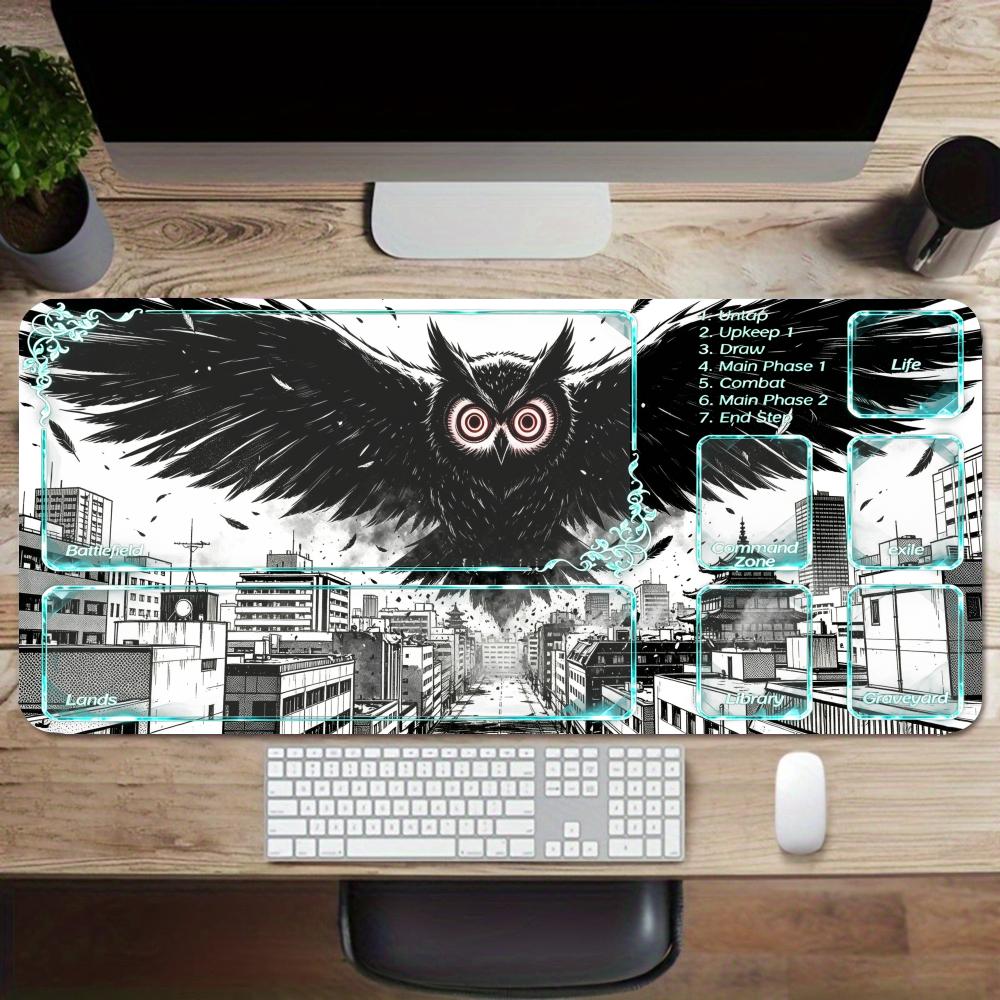 City dark beast playmat cyan t - Office Tech Desk review and price
