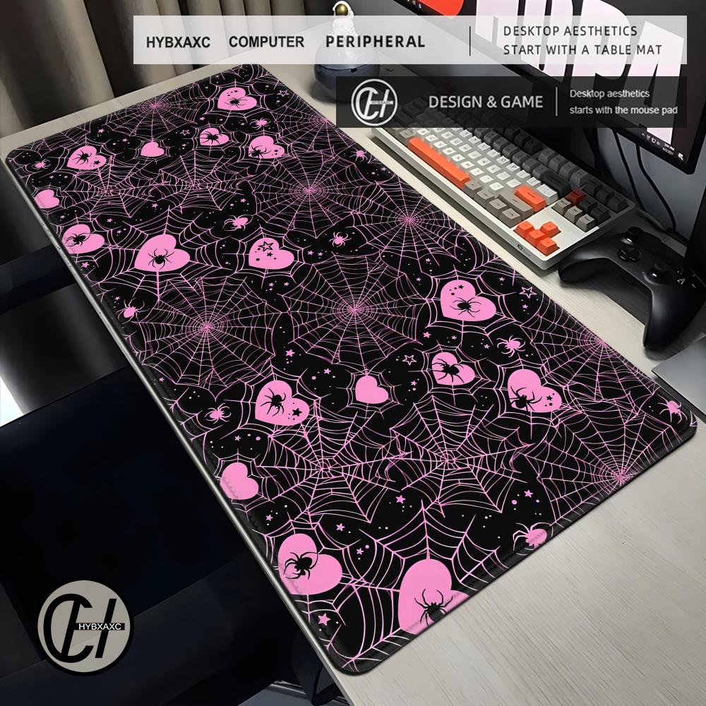 90x40 White or Pink Spiderweb  - Office Tech Desk review and price