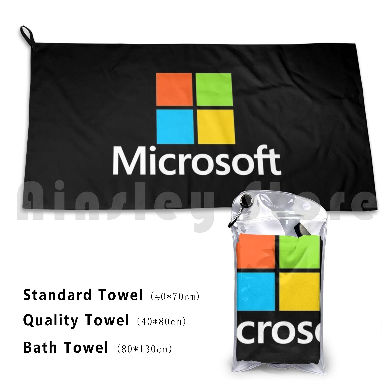 Microsoft Type Bath Towel Beac - Office Tech Typing review and price