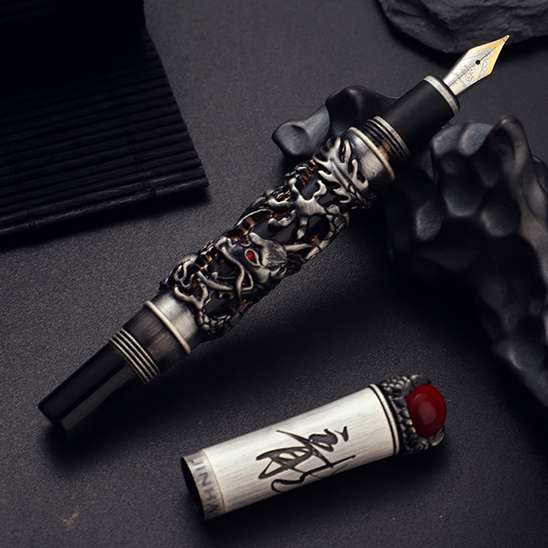 New Jinhao Dragon King Fountai - Office Tech Typing review and price