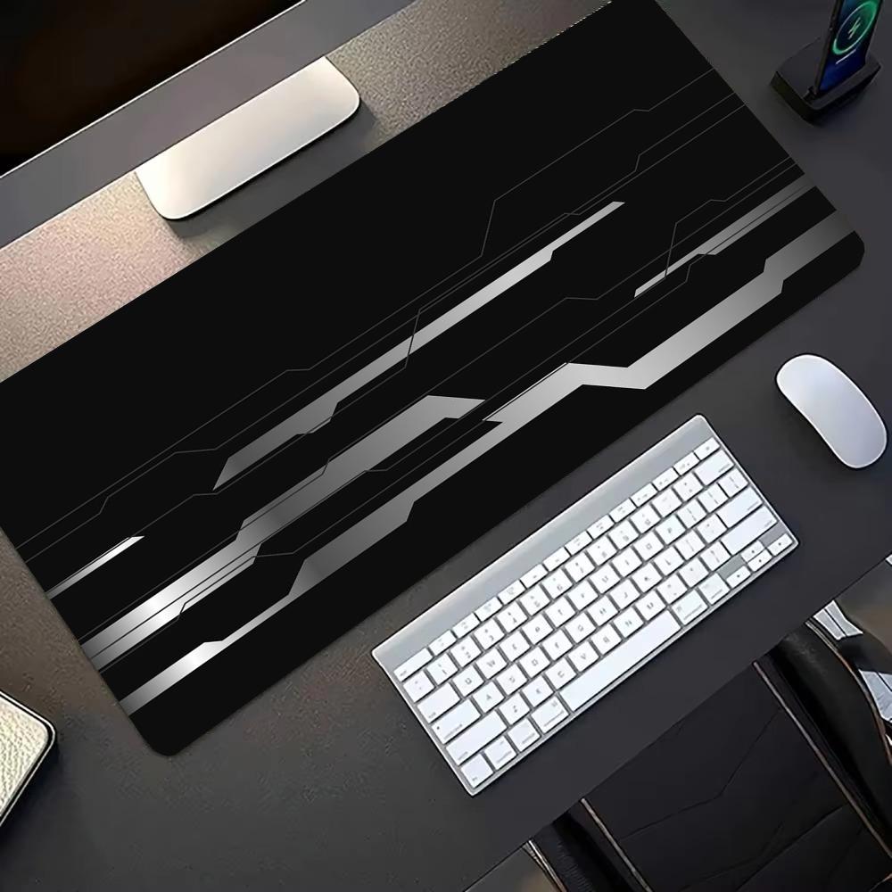 Black White Circuit Tech Large - Office Tech Desk review and price