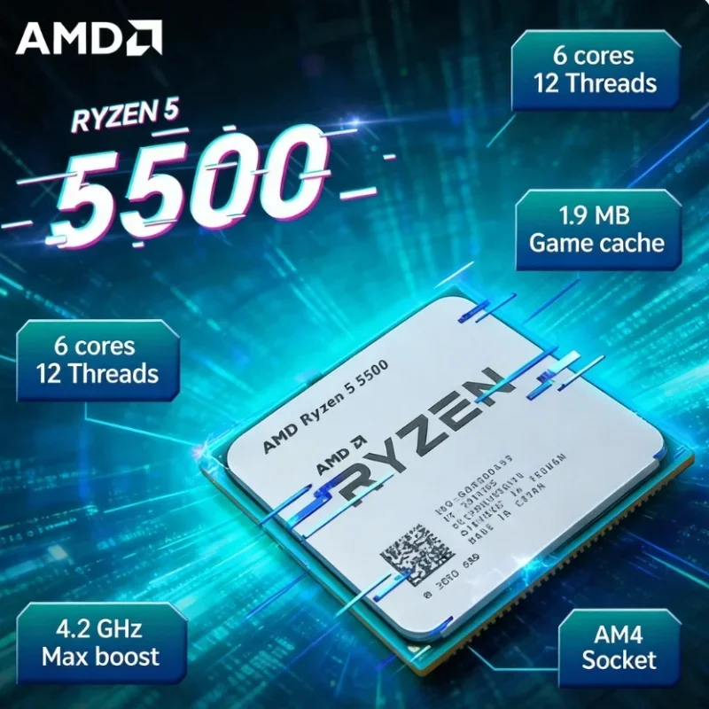 AMD Ryzen 5 5500 Studio Multi  - Amd Cpu Ryzen 5 review and price