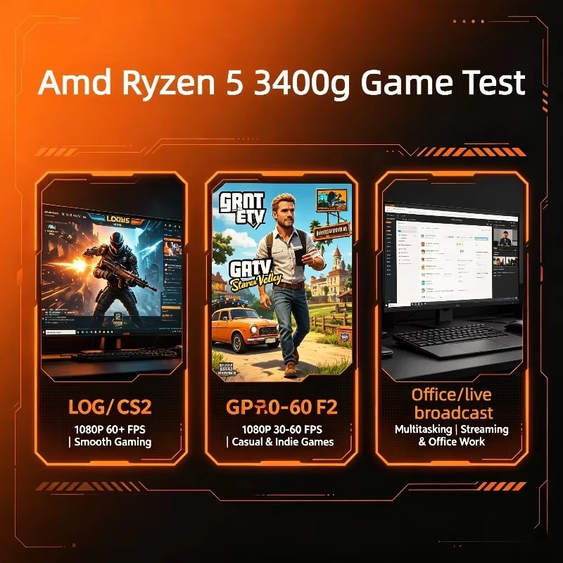 AMD Ryzen 5 3400G AM4 Desktop  - Amd Cpu Ryzen 5 review and price